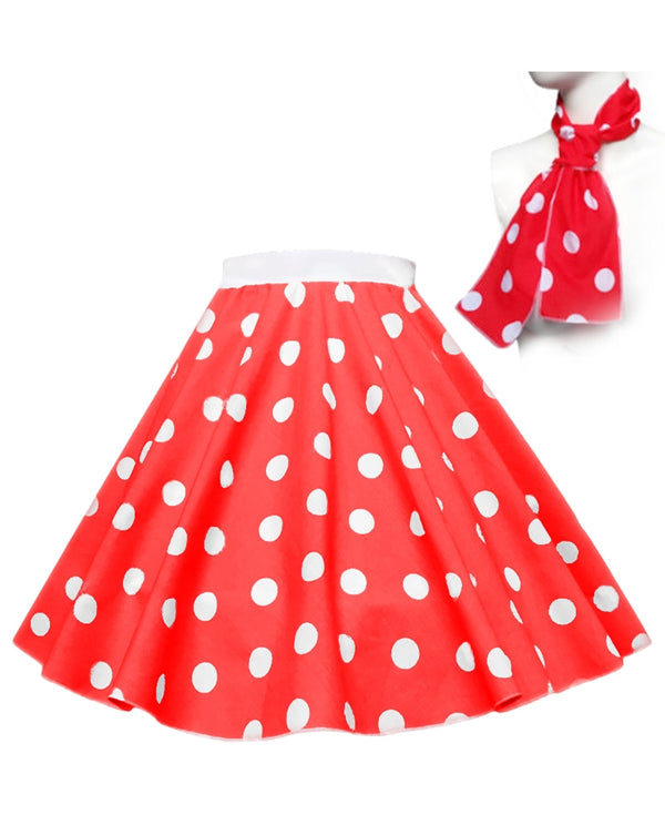 1950's Rock n Roll Dot Style skirt