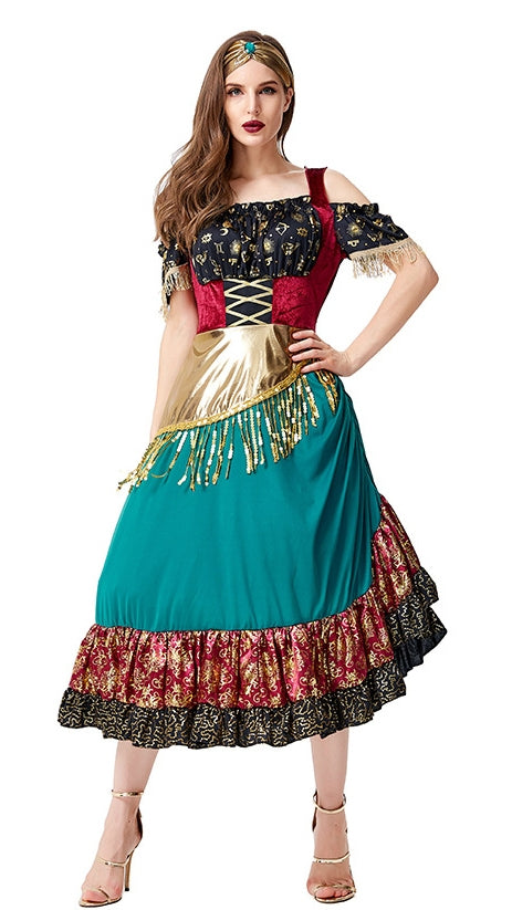 Fortune Teller Womens Gypsy Halloween Costume