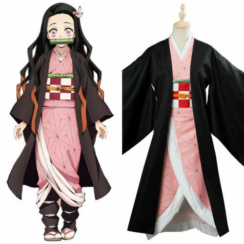 Anime Nezuko Cosplay Costume 