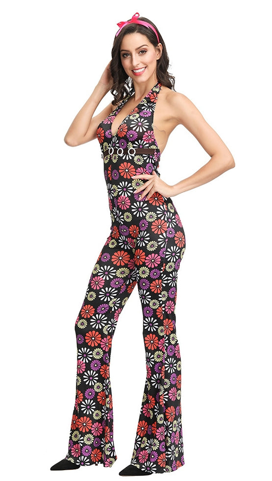 Ladies 60s 70s Retro Hippie Costume