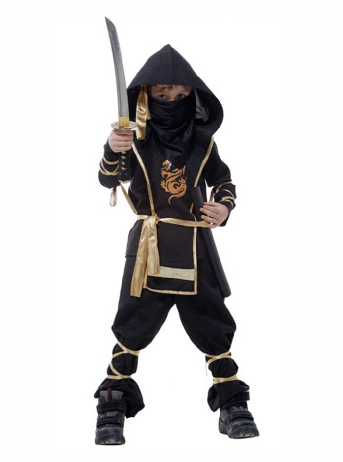Kids Stealth Ninja Warrior Costume