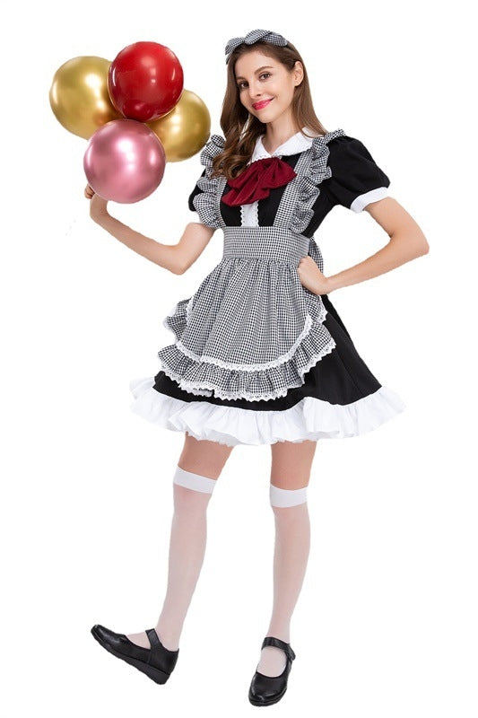 Ladies Cute French Maid Lolita Costume