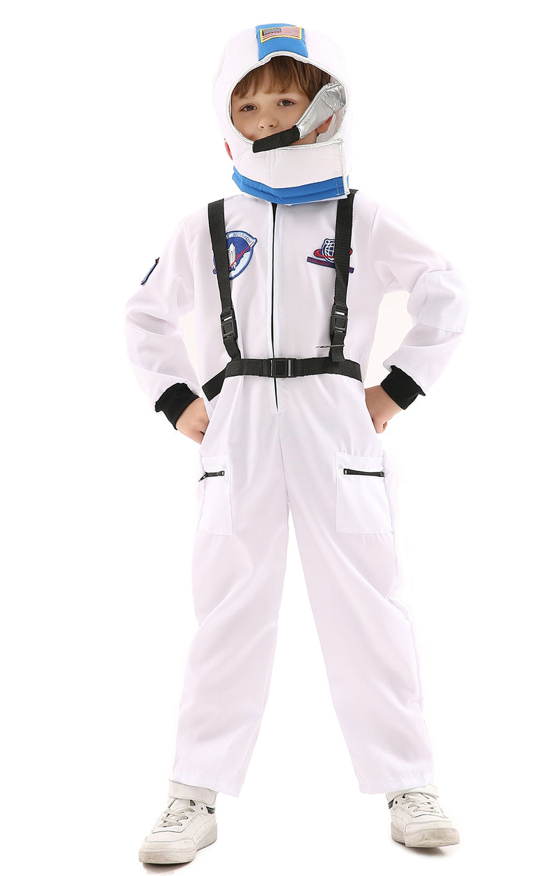 Child Astronaut Space NASA White Costume